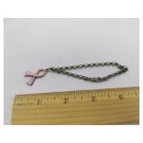 Sterling Silver Cancer Awareness Bracelet