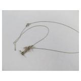 Sterling Silver Disney Goofy Pendant + Necklace