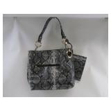 1 Faux Snakeskin Purse Handbag