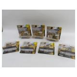 Lot of 8 CAT Diecast Trucks