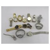 Lot of Wristwatches Fossil Citizen and More