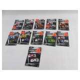 11, 2-Packs NASCAR Authentics Cars