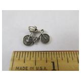 Sterling Silver Charm Bicycle