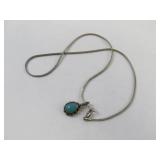 Sterling Silver Torquoise Pendant Lori Boan