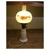 Milk Glass Lamp