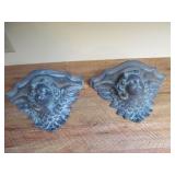 Victorian Cherub Wall Shelves Art
