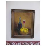 WIne Painting Still Life