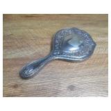 Repousse Hand Mirror 'G'