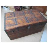 Wooden Trunk Steamer Chest