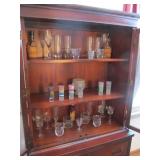 Contents of Hutch - Shot Glasses Etc