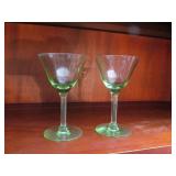 Uranium Cordial Glasses