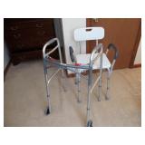 Walker and Shower Chair Handicap Lot