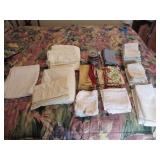 Table Linens and Pillow Cases Lot