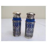 Cobalt Blue Salt and Pepper Shakers