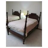 Twin Bed (1 of 2) Right Side Federal 4 Poster