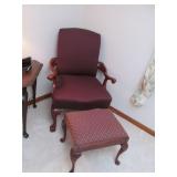 Arm Chair and Stool Lot