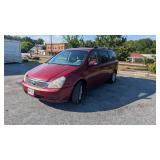 2011 Kia Sedona Minivan Red with 220,621 Miles