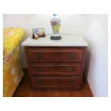 Marble Top Chest Antique