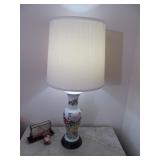 Asian Floral Table Lamp