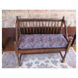 Rush Seat Bench