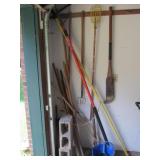Tools in Corner Garage Lot