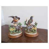 2 Robin Figurines Birds Andrea