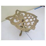Brass Owl Trivet Stand