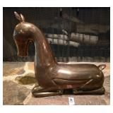 Brass Horse Statue