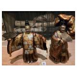 Japanese 'Okina Noh Theater' Statues