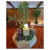 Multi-Tiered Display with Artificial Foliage