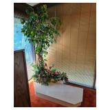 Display Platform with Artificial Foliage