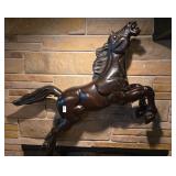 Wood Horse Statue