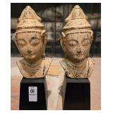 Asian Sculpture Bookends made in Japan