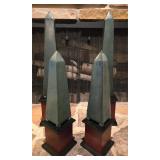 Box Lot of Obelisks