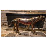 Brass Panther Statue