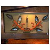 Brass Folk Art Wall hanging
