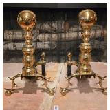 Brass Andirons