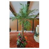 Artificial Tree with Wood Base