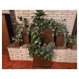 Box Lot Artificial Foliage Qty. 6