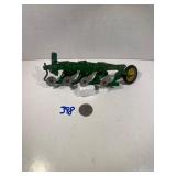 John Deere four bottom plow with 3-point hitch