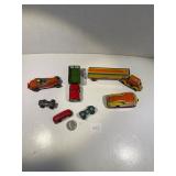Cast and tin Toy lot, no name, some early