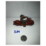 Cast iron motorcycle toy, Possibly Hubley