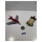 Airplane and Race Car, Tootsie Toy