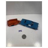 Car Pulling a U-Haul Trailer, Tootsie toy