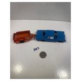 Car, Pulling a U-Haul Trailer, Tootsie Toy