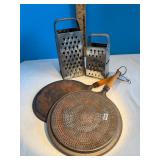 Grease splatter screens/graters