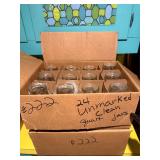 Unmarked quart jars