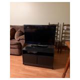 Samsung TV and stand
