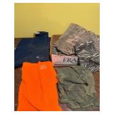 Assorted camo, denim apron