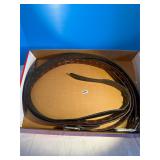 2 leather belts